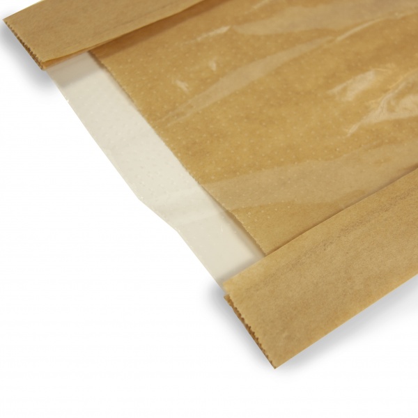 Пакет паперовий Petruzalek 17x6х43 кор. / вікон.перф.120 мм / 500 шт. 1005705