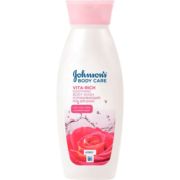 Гель для душа Johnson's Body Care Vita Rich с розовой водой 250 мл