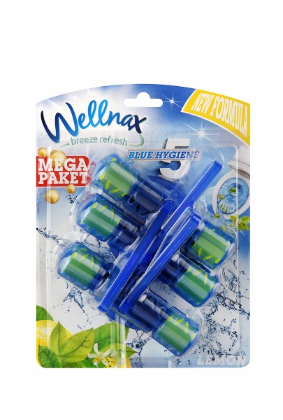 Туалетный блок Wellnax Лимон 3х50 г 