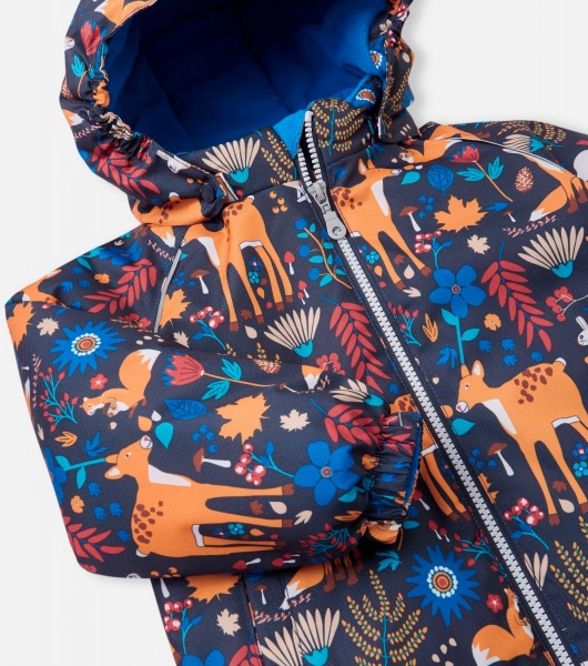 Костюм зимовий для хлопчиків Lassie Oivi зріст 98 синій із принтом 7100020A 