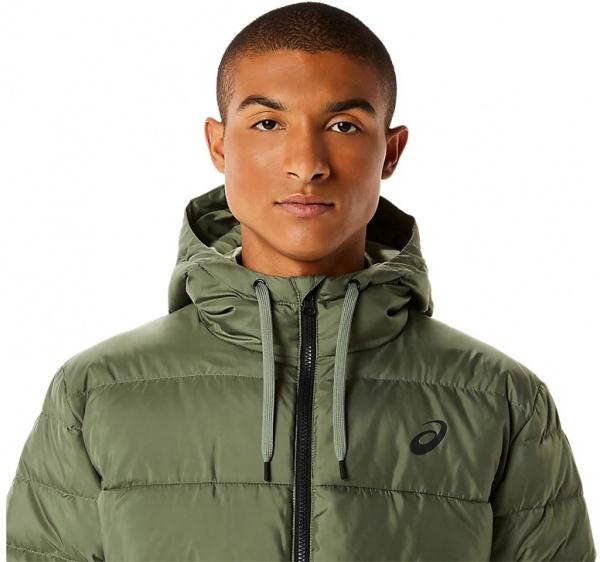 Пуховик Asics DOWN JACKET M 2031C501-300 р.S зелений