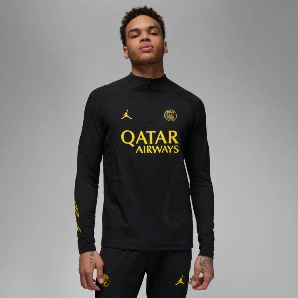 Джемпер Nike AIR JORDAN PSG M NK DFADV STRK ELT DRIL TP KKS 4TH DR4498-011 р. XL чорний