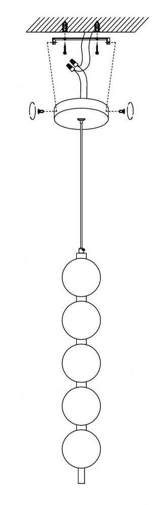 Підвіс Sensio LED Granges 2x10 Вт золото ALPL-PLP070-5