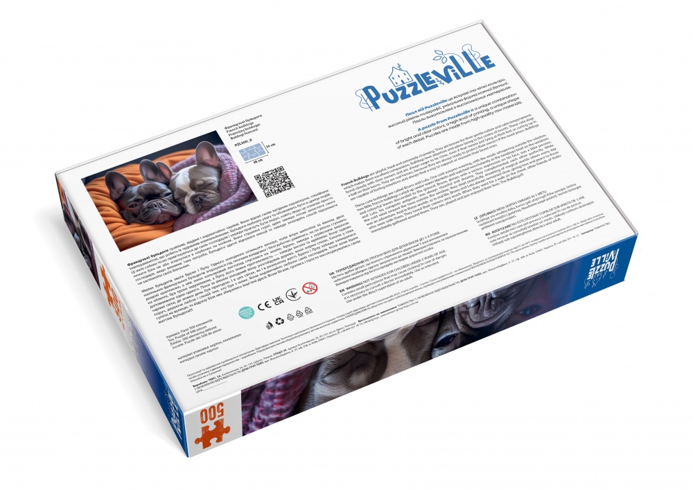 Пазл PUZZLEVILLE Французские бульдоги 500 элементов PZL500_8