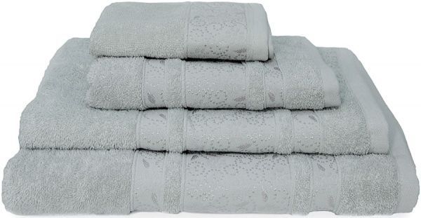 Полотенце Sevinch 70x140 см серебряный Simi 