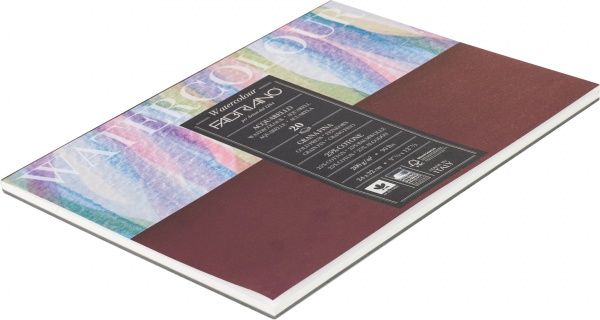 Склейка-блок для акварели Watercolor A3 30x40 см 200 г/м² 20 листов Fabriano