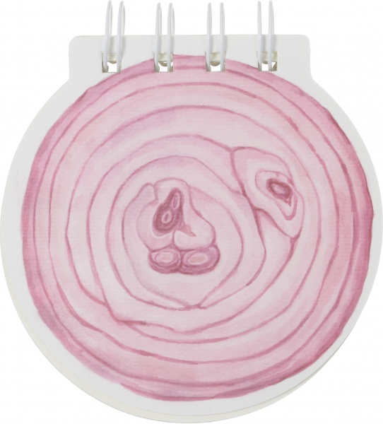 Блокнот дитячий овочі 9,3х9,3см 109 аркушів LG-21866