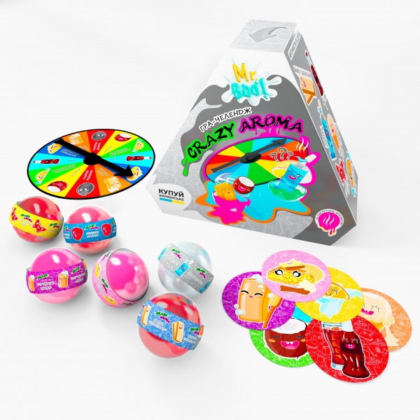 Игра-челлендж Mr Boo Crazy Aroma 1 80120