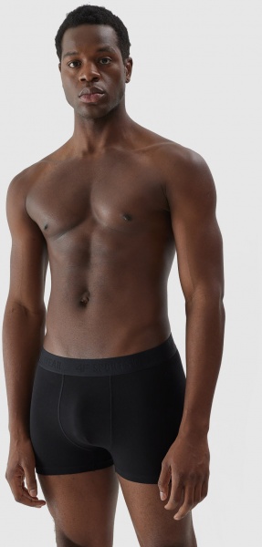 Труси 4F BOXER SHORTS M027 (2PACK) 4FAW23UBXSM027-20S р.S чорний