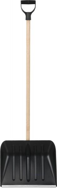 Лопата для снігу з прямим держаком та ручкою