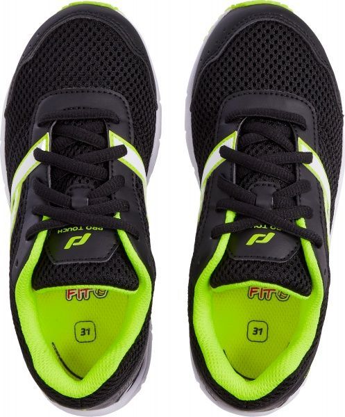 Кроссовки Pro Touch Amsterdam IV JR 239623-922050 р.34 черный/салатовый