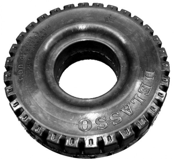 Колесо тележки 3.00-4 с поворотным кронштейном d250 мм