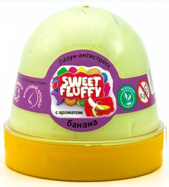 М’яч-лизун OKTO Sweet fluffy Банан 120 мл 80111