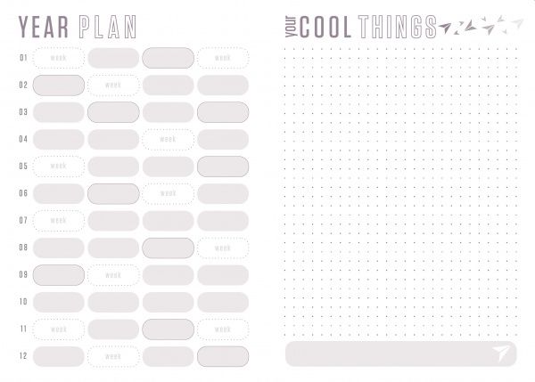 Ежедневник недатированный А5 Royalty черный/розовый YES