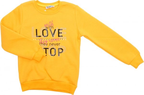 Світшот ALG р.122 жовтий 721444 