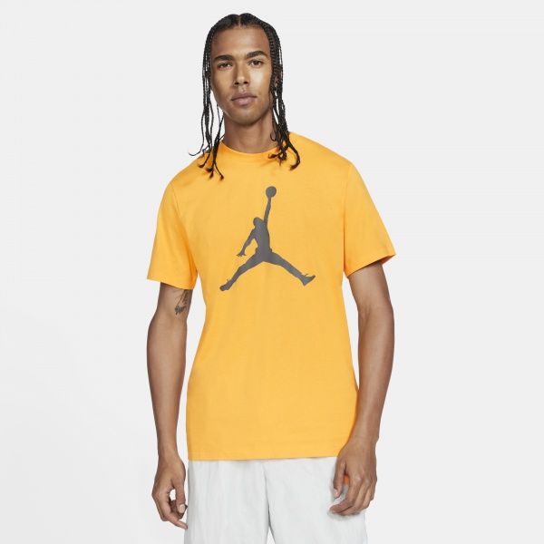 Футболка Jordan M J JUMPMAN SS CREW CJ0921-740 р.2XL жовтий