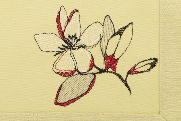 Салфетка «Цветочек» 644-16/00 30x40 см оливковый 