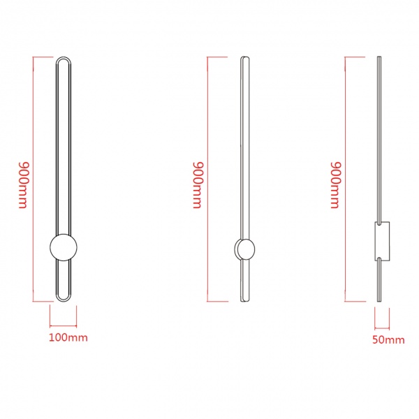 Светильник светодиодный V-WATT 12 Вт золото V-Watt MIN 