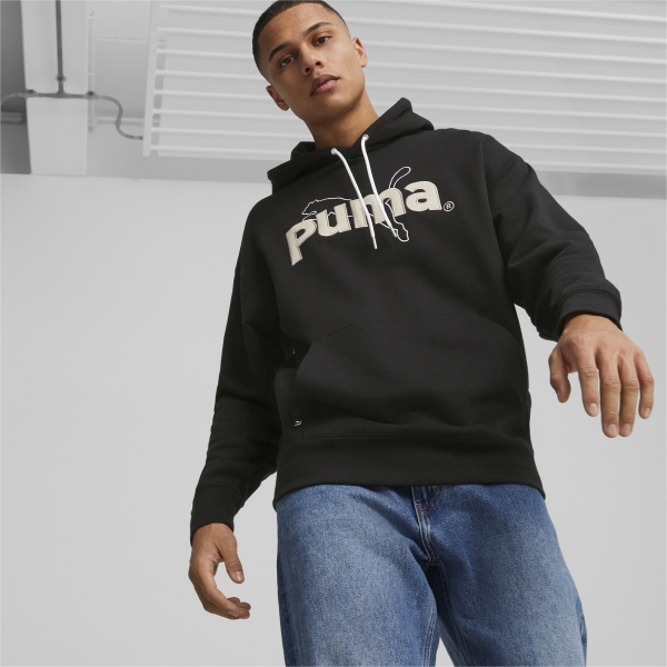 Джемпер Puma PUMA TEAM GRAPHIC HOODIE TR 53825901 р. S чорний