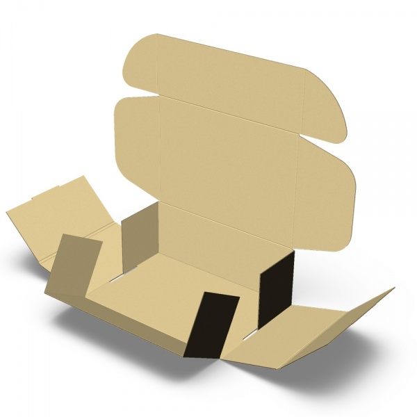 Картонная коробка (Е) черная 265,5x189x100 мм