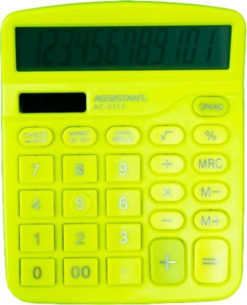 Калькулятор АС-2312 yellow Assistant