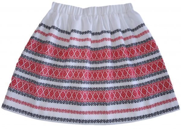 Спідниця для дівчаток 28-20/00 Едельвіка р.104 біло-чорно-червоний 
