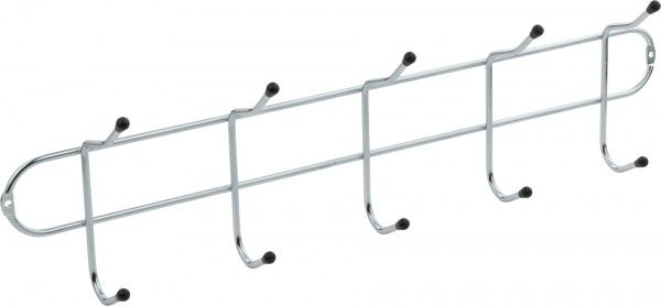 Вішалка гардеробна  на 10 крючков серебристая 1425