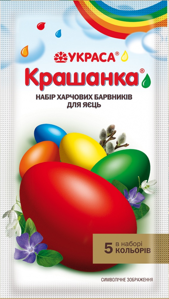Набор красителей для пасхальных яиц Крашанка
