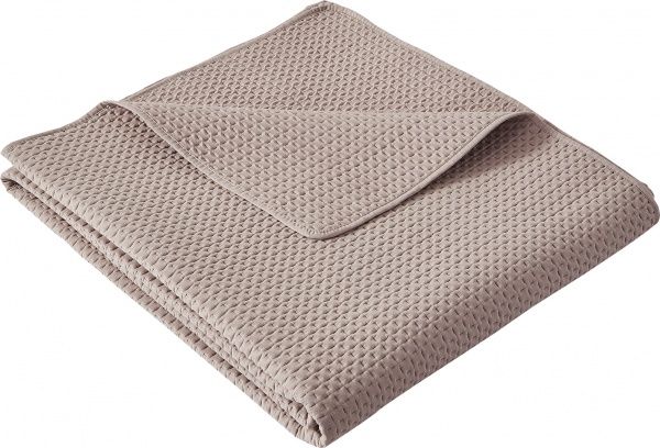 Покрывало лазерная пайка 3D 140x220 см UP! (Underprice) тауп 