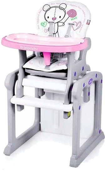 Стільчик для годування Baby Design Candy New (08 Pink) (201486)