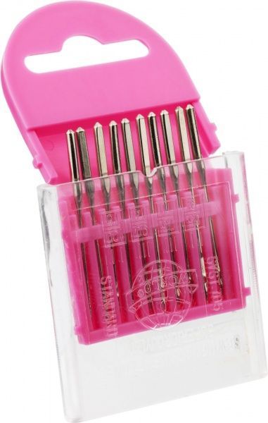 Игла машинная в пластиковом футляре 10 шт.