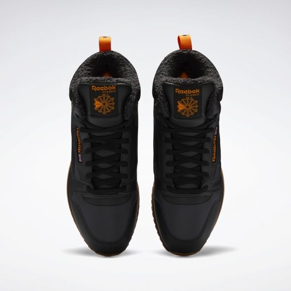 Кросівки Reebok CL LTHR MID RIPPLE FV9309 р.UK 8,5 чорний