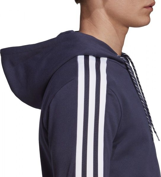 Джемпер Adidas M 3S Tape FZ FR7212 р. S синій
