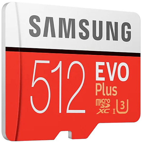 Карта пам'яті Samsung microSDXC 512GB Evo Plus UHS-I U3 Class 10 MB-MC512GA/RU