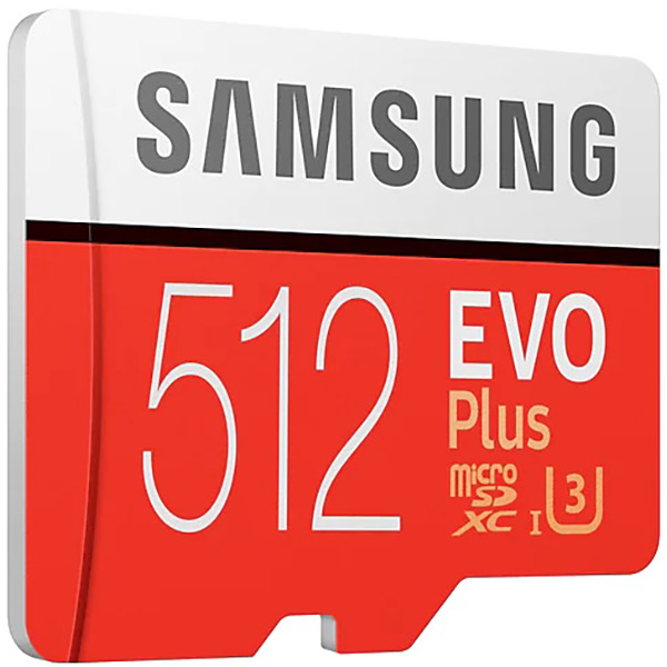 Карта памяти Samsung microSDXC 512GB Evo Plus UHS-I U3 Class 10 MB-MC512GA/RU