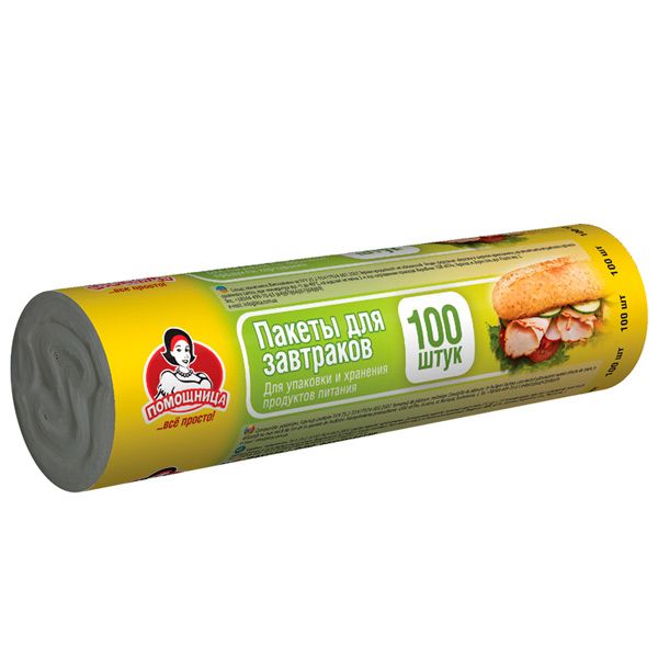 Пакети Помічниця для сніданків 17х24 см 100 шт.