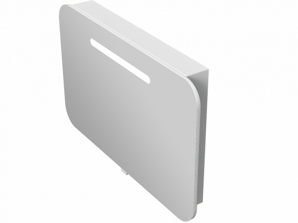 Зеркальный шкаф ЮВЕНТА Prato PrM-90 белая