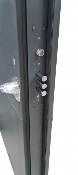 Дверь входная Булат Elegant 703 грей 2050x850 мм правая