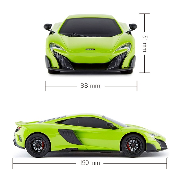 Машинка на р/к - Mclaren 675LT (1:24, 2.4Ghz, зелений) 1:24 124GMGR