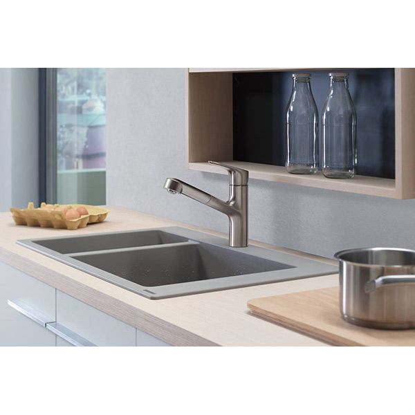 Змішувач для кухні Hansgrohe 150 Focus M43 сталь