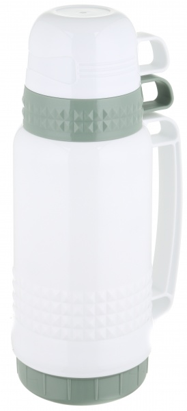 Термос Eclipse со стеклянной колбой зеленый 1000 мл Flamberg Smart Kitchen