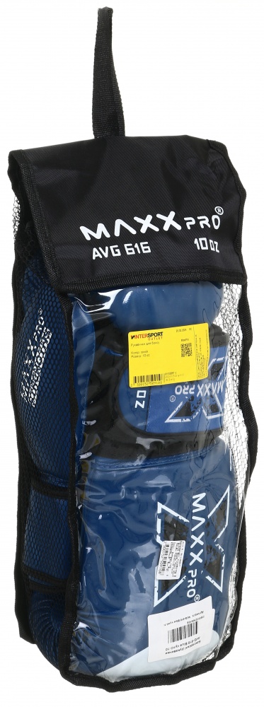 Боксерские перчатки MaxxPro AVG-616 Blue vynil-10 р. 10 10 ozoz Blue vynil-10 синий