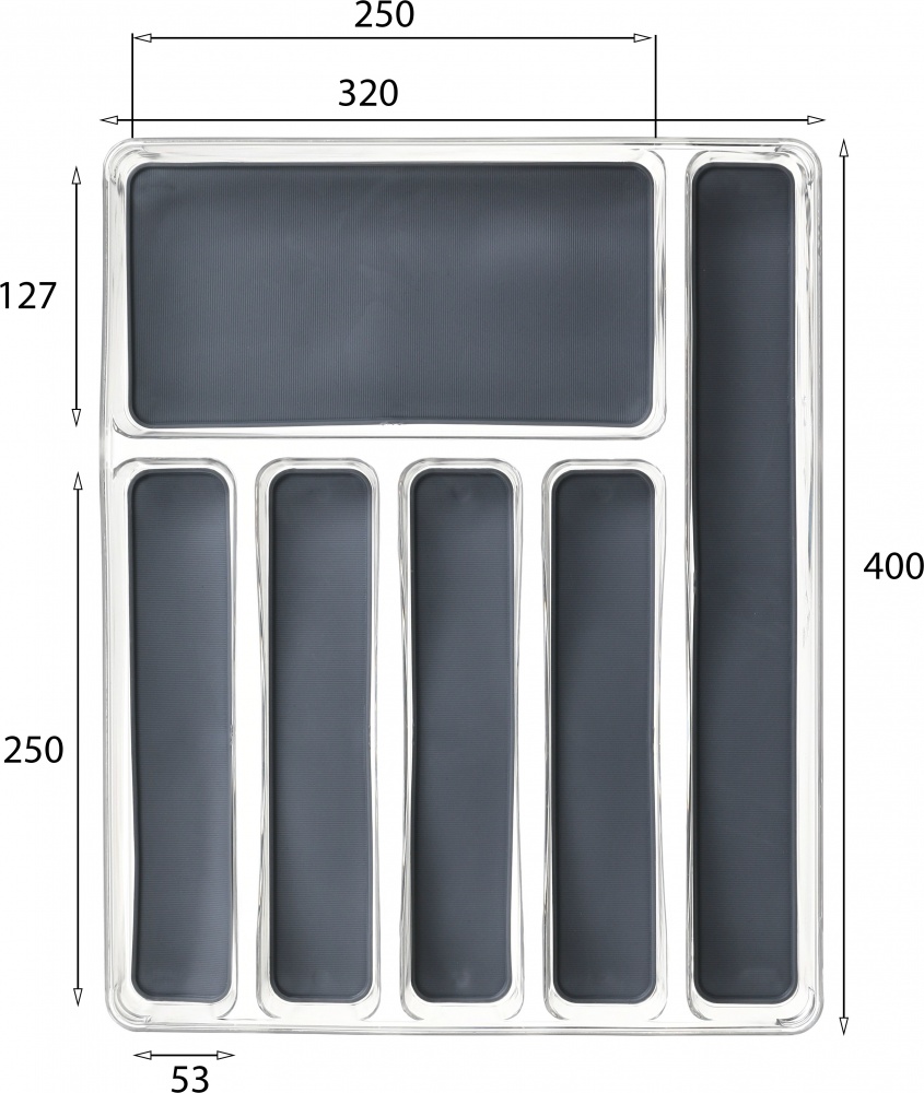 Лоток для столовых приборов Flamberg 320x400x45 мм 106527-001