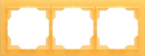 Рамка трехместная ABB NEO универсальная оранжевый 3901M-A00130 43