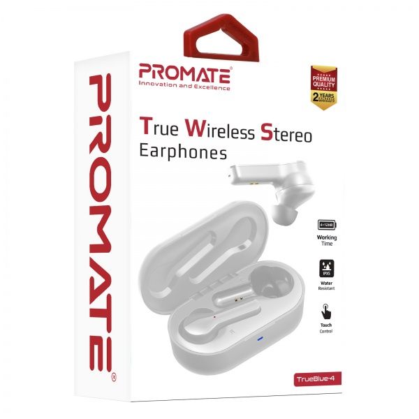 Наушники Promate trueblue-4.white white 