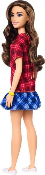 Кукла Barbie Модница в клетчатом платье