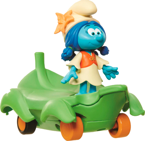 Игрушка Jakks Pacific инерционная Smurfs Smurflily on Leafboard в блистере 30877 (30872) 