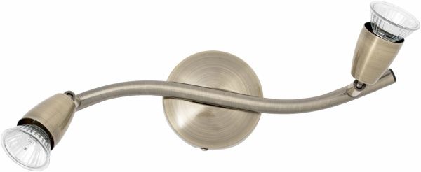 Спот Rabalux Norman 2x50 Вт GU10 бронзовий 6556 