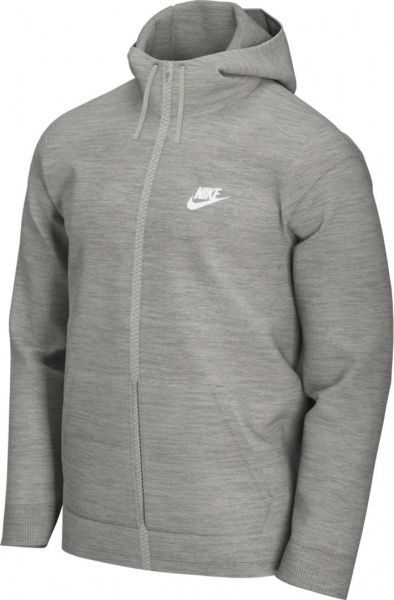 Джемпер Nike M NSW CLUB HOODIE FZ JSY CJ4443-063 р. M сірий
