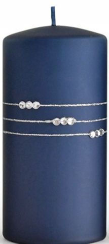 Свеча Ожерелье 70х100 синяя Pako-If